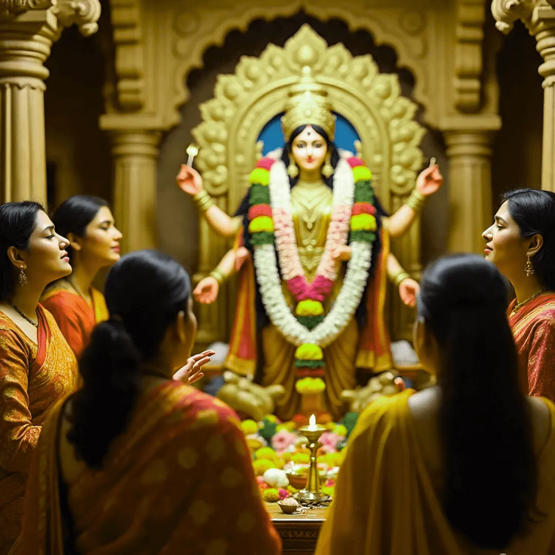Mata Ki Chowki Bhajan Mandli performing in Mumbai